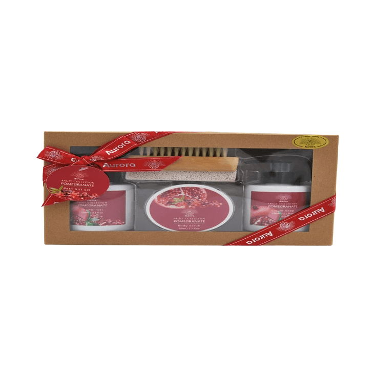 AURORA EXOTIC CRUSH GRANAT ZESTAW 4