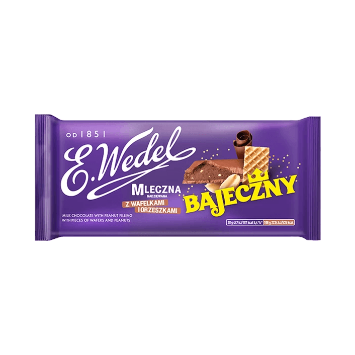 WEDEL CZEKOLADA MLECZ.BAJECZNA 100G