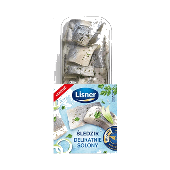 LISNER ŚLEDZIK LEKKO SOLONY 200G