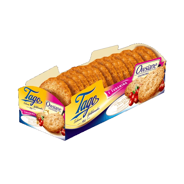 TAGO OWSIANE Z ŻURAWINĄ 185G