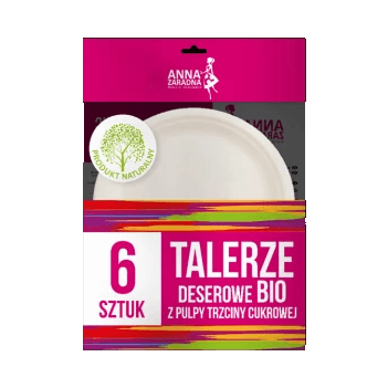 AZ TALERZE DESEROWE 6SZT Z PULPY TRZ