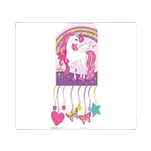 PINIATA UNICORN RAINBOW COLORS 1SZT