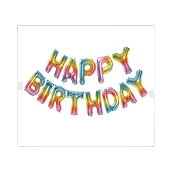 BALON FOLIOWY ZESTAW HAPPY BIRTHDAY