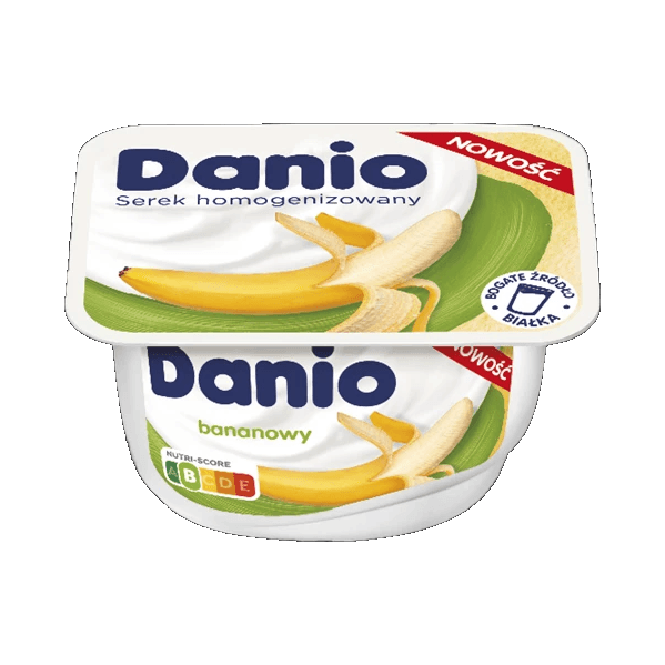DANONE DANIO BANANOWE 130G