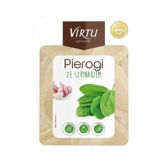 VIRTU PIEROGI ZE SZPINAKIEM 1KG