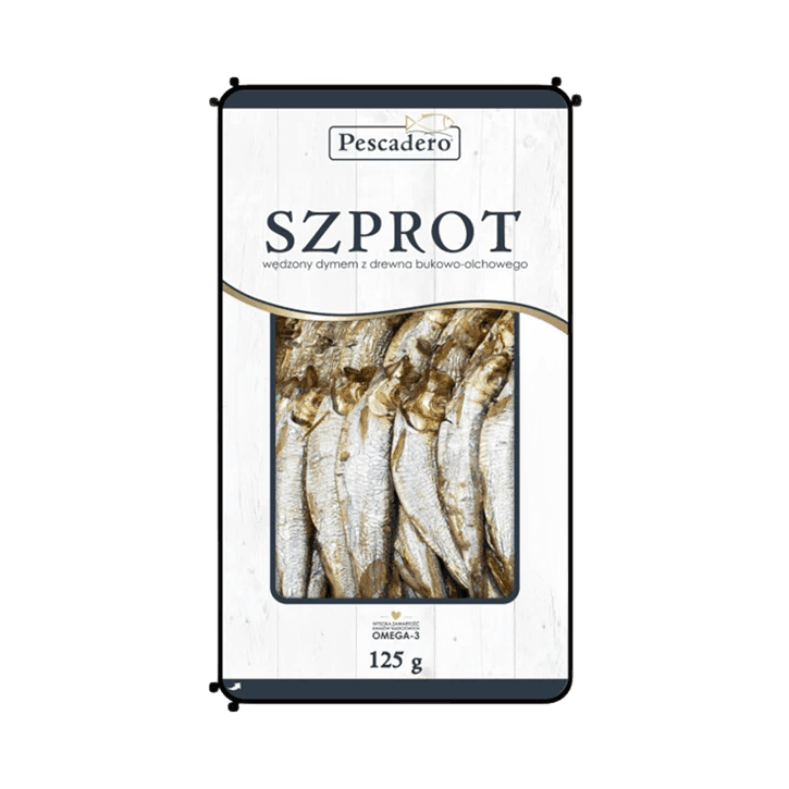 PESCADERO.125G SZPROT WĘDZONY TACKA