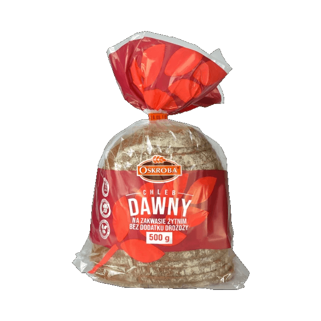 OSKROBA CHLEB DAWNY KROJONY 500G