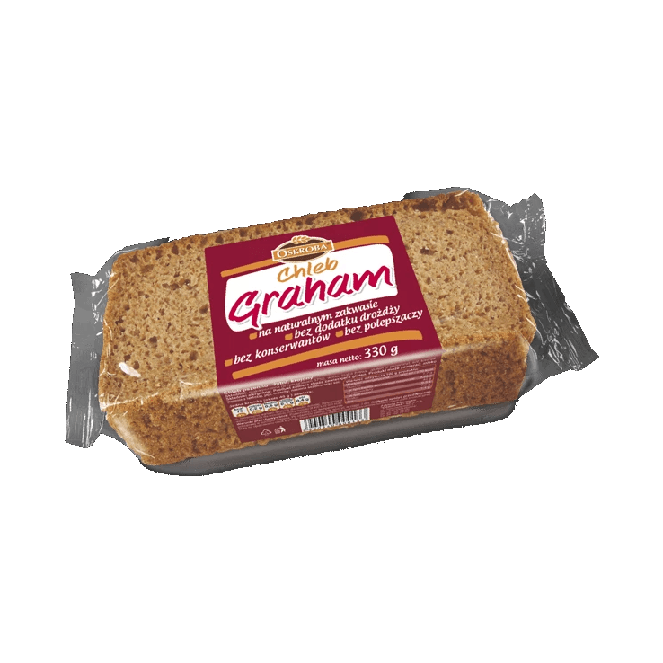 OSKROBA CHLEB GRAHAM KROJONY 330G