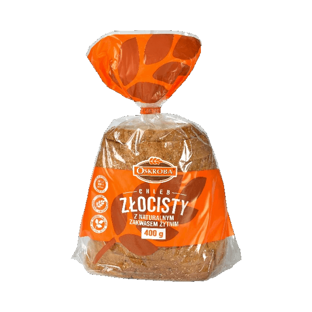 OSKROBA CHLEB ZŁOCISTY KROJONY 400G