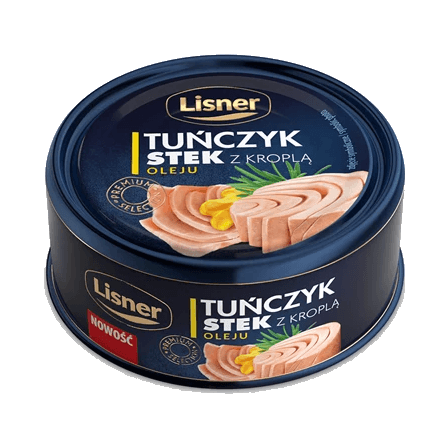 LISNER TUŃCZYK STEK Z KROPL OLEJU120
