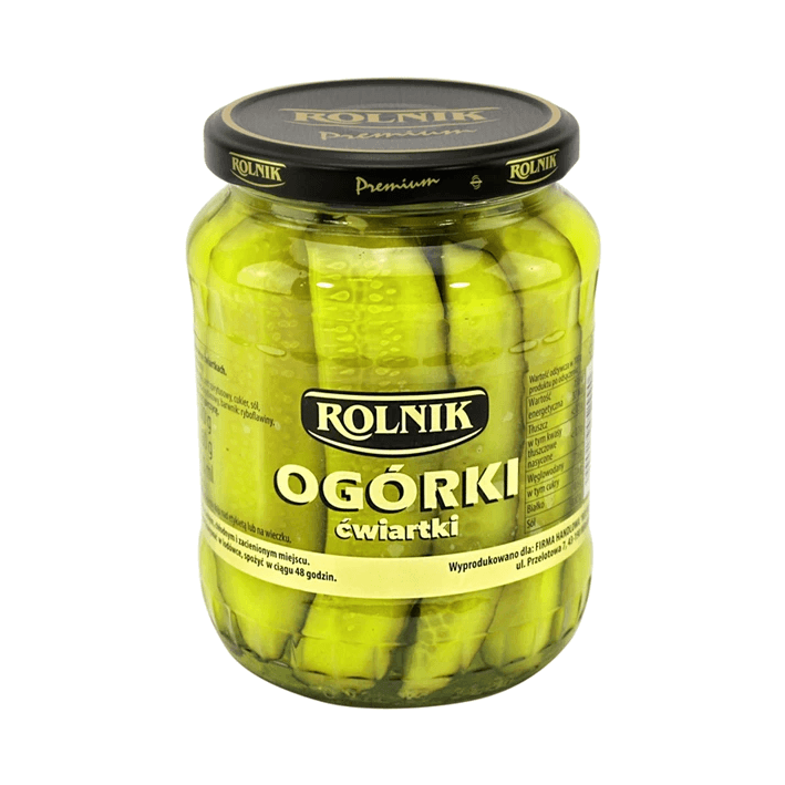 ROLNIK OGÓRKI ĆWIARTKI 720ML