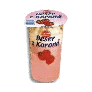 ZOTT DESER Z KORONĄ TRUSKAWKA 175G
