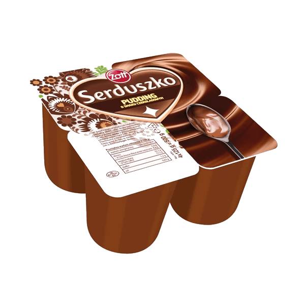 ZOTT SERDUSZKO PUDDING CZEKOLADA 4X1