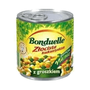 BONDUELLE KUKURYDZA Z GROSZKIEM 170G