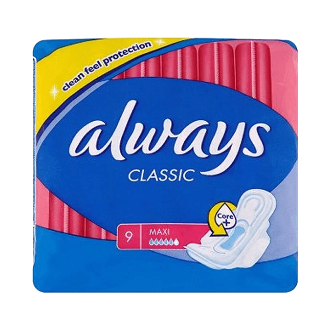 ALWAYS CLASSIC PODPASKI MAXI 9SZT