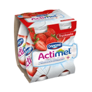 DANONE ACTIMEL TRUSKAWKA 4X100G