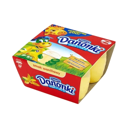DANONE DANONKI SEREK WANILIA 4*50G