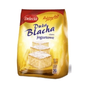 DELECTA CIASTO DUŻA BLACHA JOG.640G
