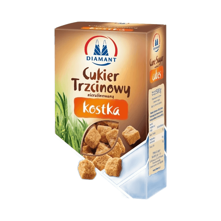 DIAMANT CUKIER TRZCINOWY KOSTKA 500G