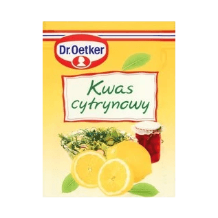 DR OETKER KWASEK CYTRYNOWY 20G/30SZT