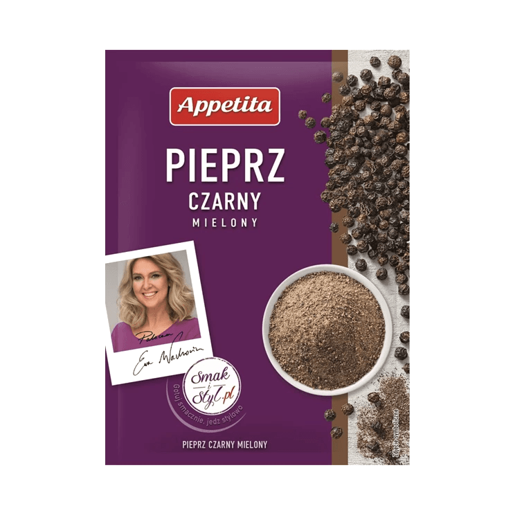 APPETITA PIEPRZ CZARNY MIELONY 18G