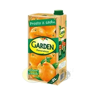 GARDEN NAPÓJ POMARAŃCZA  KARTON 2L