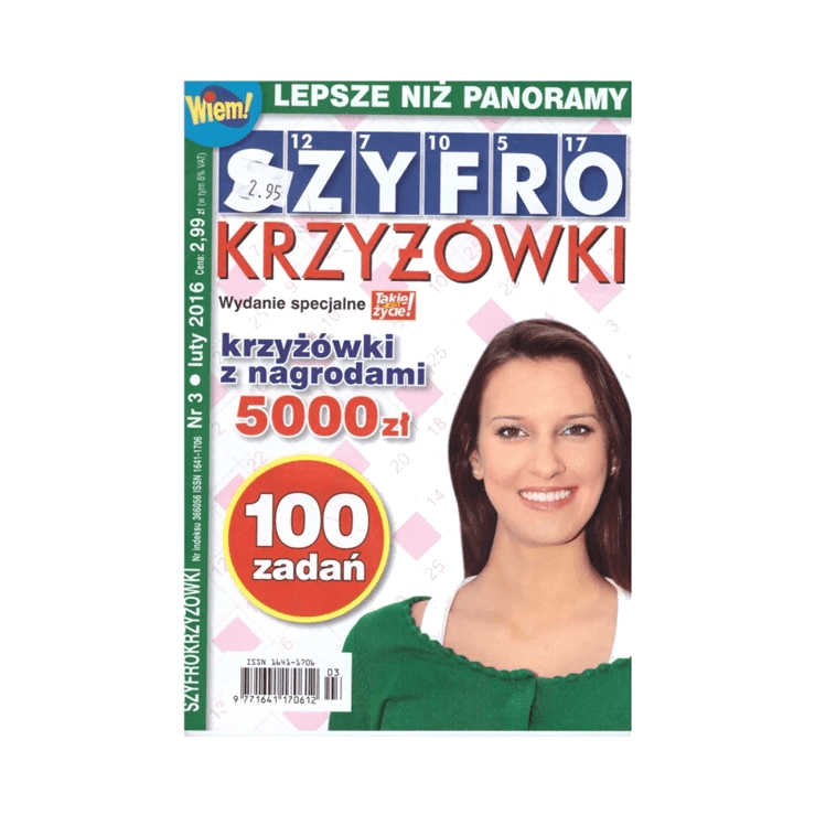 GAZETA KRZYŻÓWKI SZYFROKRZYŻÓWKI 100