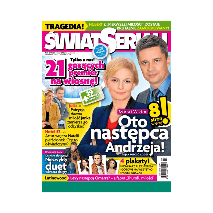 GAZETA ŚWIAT SERIALI DWUTYGODNIK