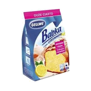 GELLWE CIASTO BABKA CYTRYNOWA 375G