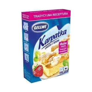 GELLWE CIASTO I KREM KARPATKA 340G