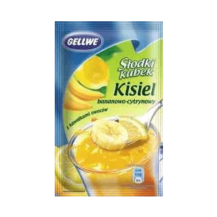 GELLWE KISIEL SŁ KUBEK CYTR-BANAN 30