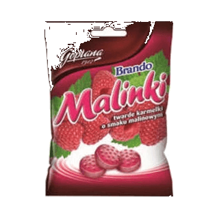 GOPLANA CUKIERKI BRANDO MALINKI 90G