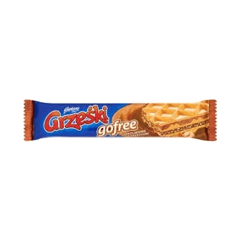 GRZEŚKI WAFELKI GOFREE CZEKO-ORZECH