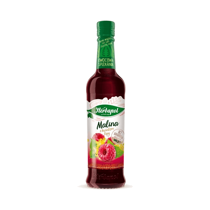 HERBAPOL SYROP MALINA LIPA 420ML