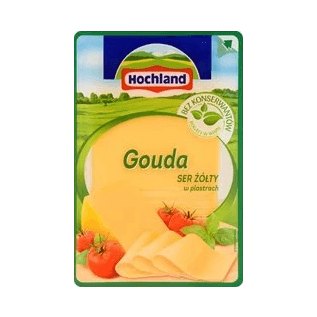 HOCHLAND SER PLASTRY TWARDE GOUDA 13