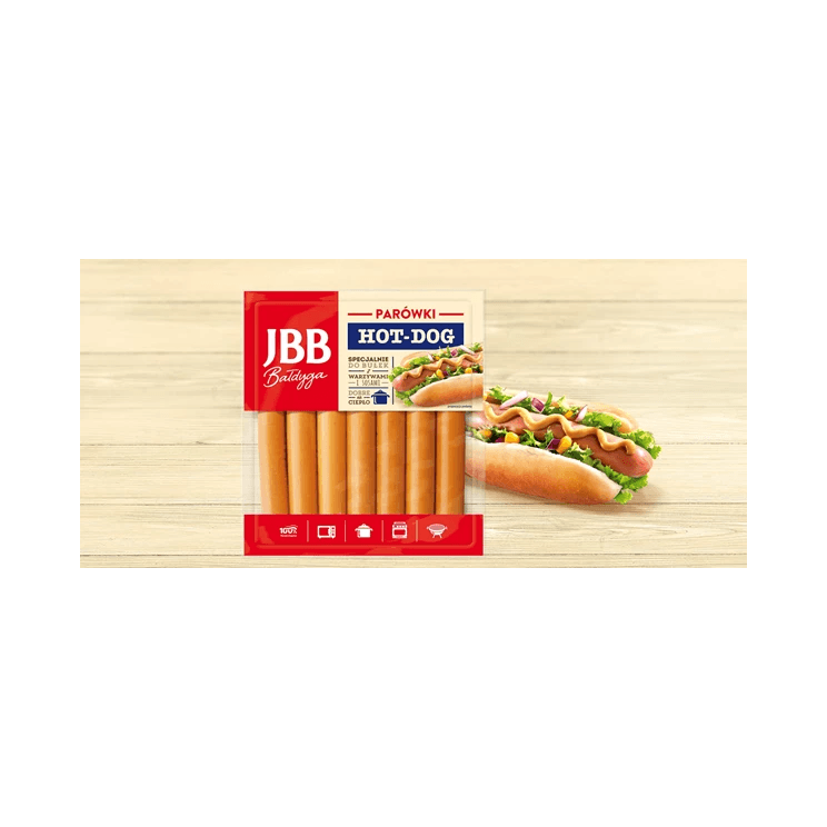 JBB PARÓWKI HOT DOG OK. 1KG