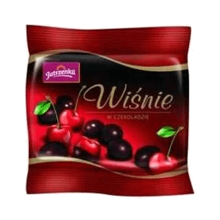 JUTRZENKA DRAŻE WIŚNIE W CZEKOLADZIE