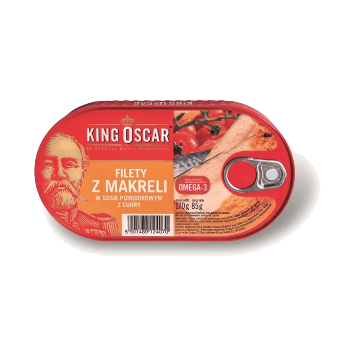 KING OSCAR FILETY Z MAKRELI W  SOSIE