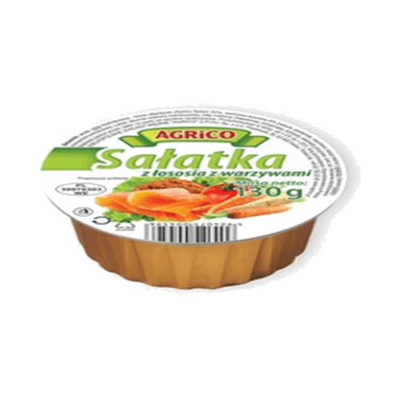 AGRICO SAŁATKA Z ŁOSOSIA Z WARZYWAMI