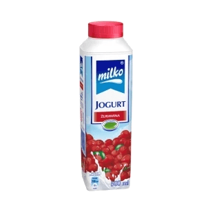 MILKO JOGURT PITNY ŻURAWINA 330ML