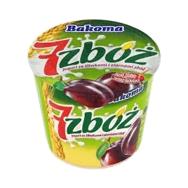 BAKOMA JOGURT 7 ZBÓŻ ŚLIWKA 320G