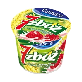 BAKOMA JOGURT 7 ZBÓŻ TRUSKAWKA 320G