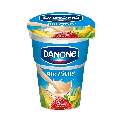 DANONE ALE PITNY KUBEK TRUSKAWKA/BAN