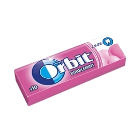 ORBIT GUMA BUBBLEMINT DRAŻE 10SZT