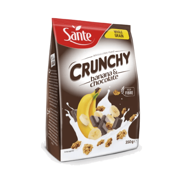 SANTE CRUNCHY BANANOWE 350G