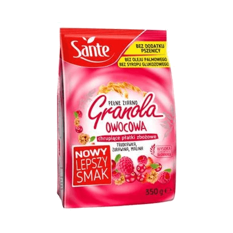 SANTE GRANOLA OWOCOWA 350G