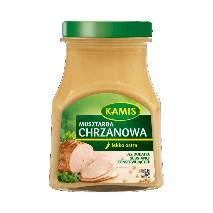 KAMIS MUSZTARDA CHRZANOWA 185G