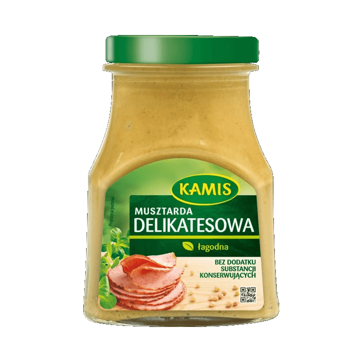 KAMIS MUSZTARDA DELIKATESOWA 185G