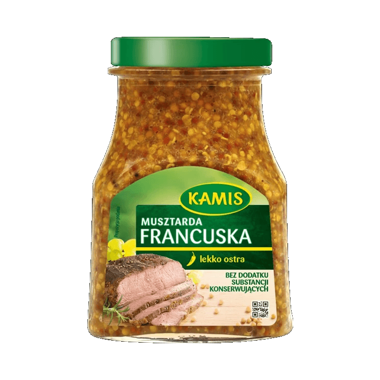 KAMIS MUSZTARDA FRANCUSKA 185G