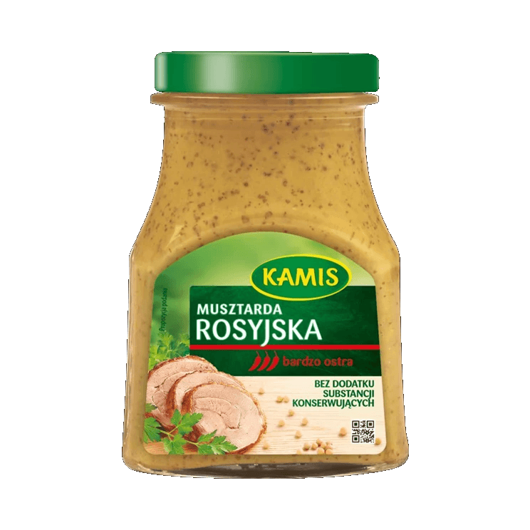 KAMIS MUSZTARDA ROSYJSKA 180G